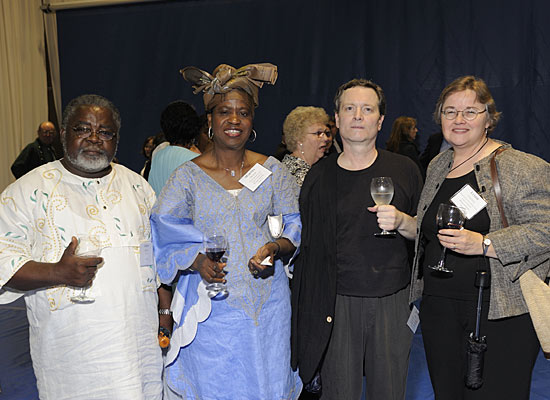 Joseph Kpana, Martha Traub, David Bell and Lyndie Vastine